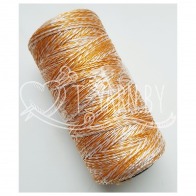 Нить полиэфирная, цвет Горчица, 1 мм, 400 м, бобина