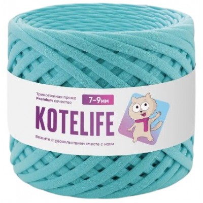 Пряжа KOTELIFE, цвет Бирюза, 7-9мм, 100м