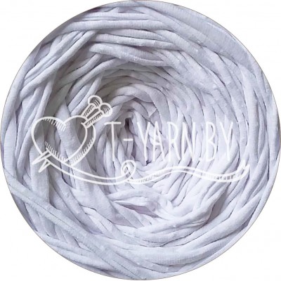 Пряжа Хомячок, цвет Белый, 7-9мм, 100м