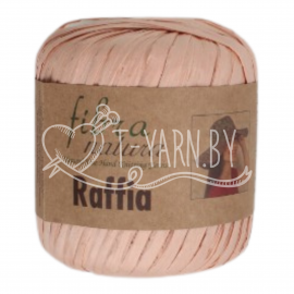 Рафия, Fibra Natura Raffia, цвет (116-23) Персик, 90 м
