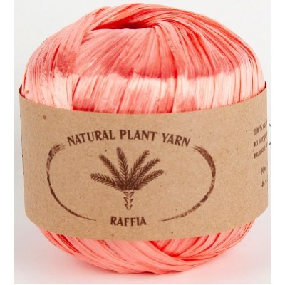 Рафия, Wool Sea, цвет 087, Азалия, 90 м