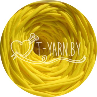 Пряжа Хомячок, цвет Сочный лимон, 7-9мм, 100м
